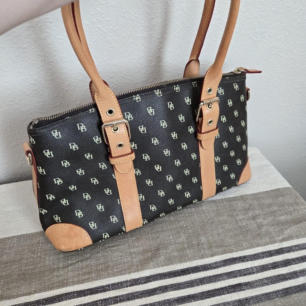 Dooney & Bourke Dark Brown and Tan Satchel, 4 Piece Set! - Picture 10 of 16